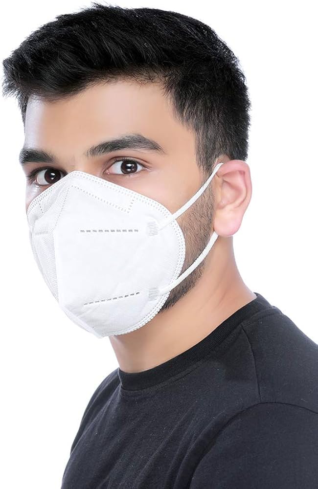 Papa Protect N95 Mask (Pack of 5) - Waterproof Multi Layered Masks with Concealed Nose Clip - SITRA & FDA Certified : Amazon.in: Beauty